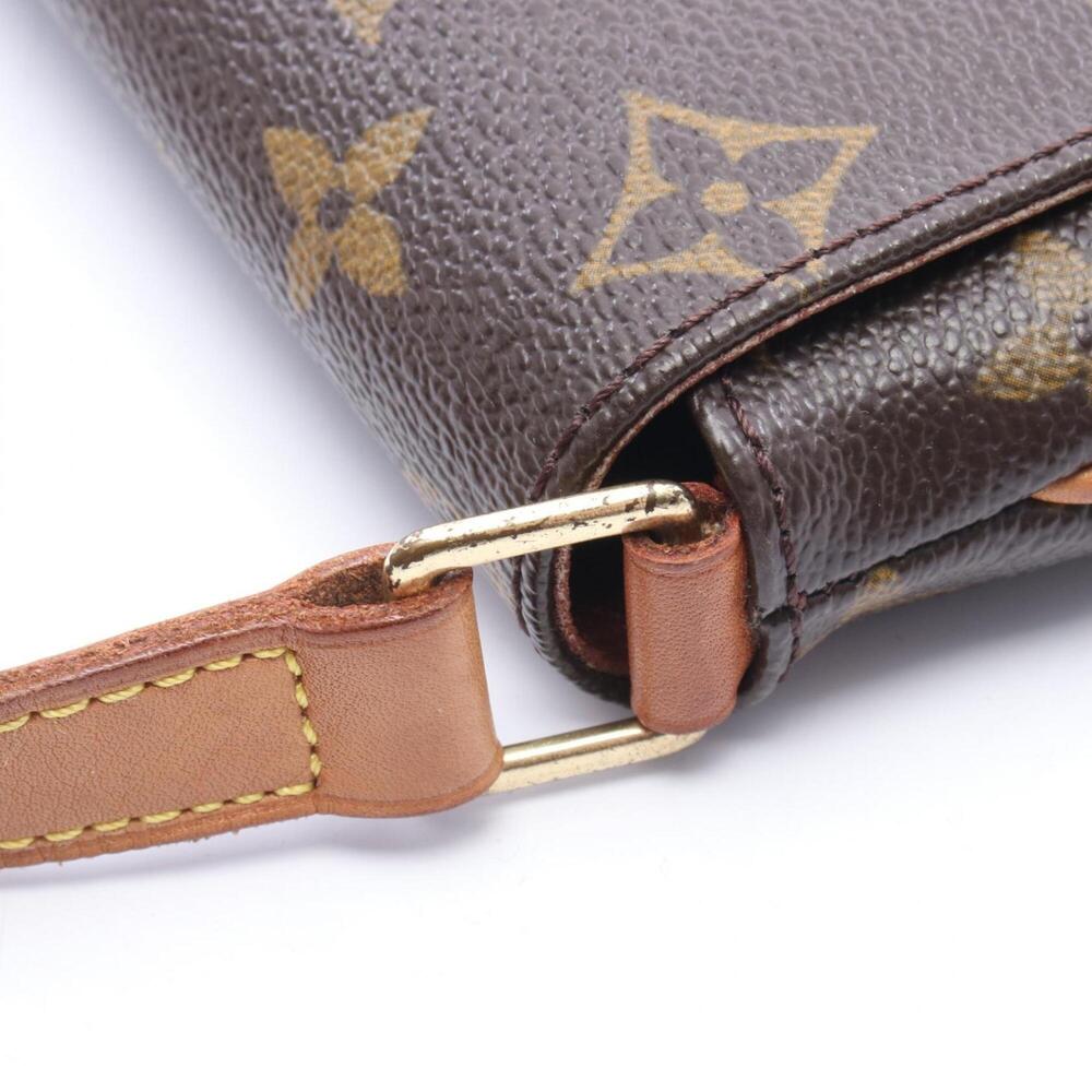 LOUIS VUITTON Authentic Brown Monogram Leather Shoulder Bag - Picture 7 of 9